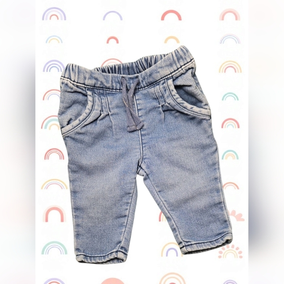 Baby B'gosh 3-piece Bundle Baby Girl 3 Months Top, Jeans, Leggings - Picture 3 of 6